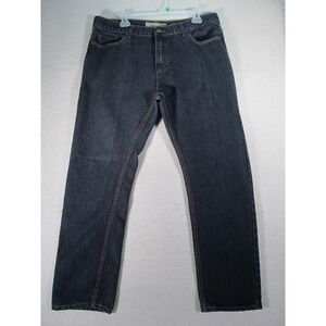 Vintage Genes Slim Fit Jeans W38 L30 Dark Wash Classic 5-Pocket Streetwear Denim